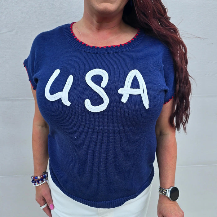 USA Knit Tee Staccato