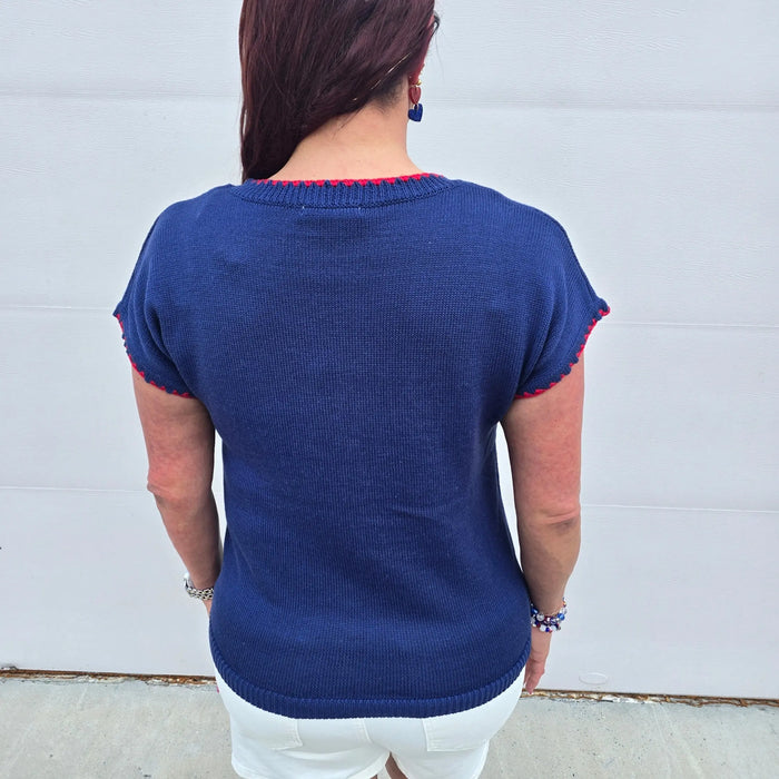 USA Knit Tee Staccato