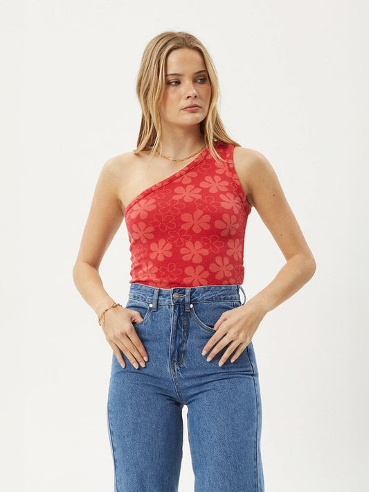Valerie - Recycled One Shoulder Top | Tomato-Image 1