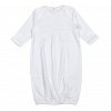 White Gown Cut on Chest