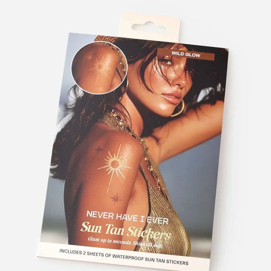 Wild Glow - Sun Tan Stickers