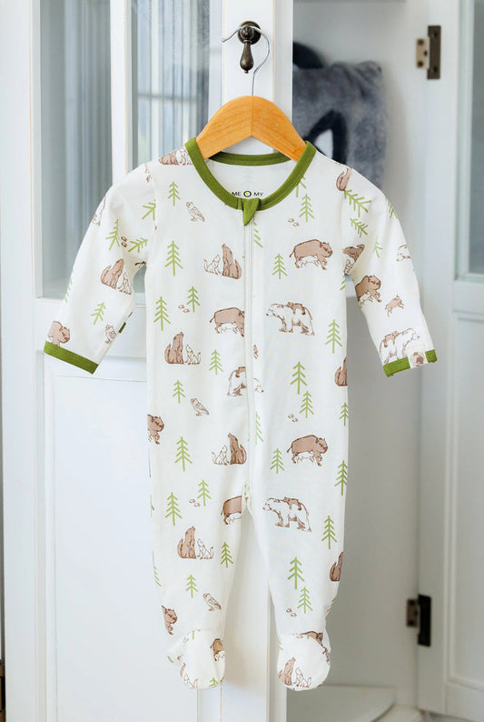 MeOMyEarth Wilderness Footie – Made from Eco-Friendly Fabric