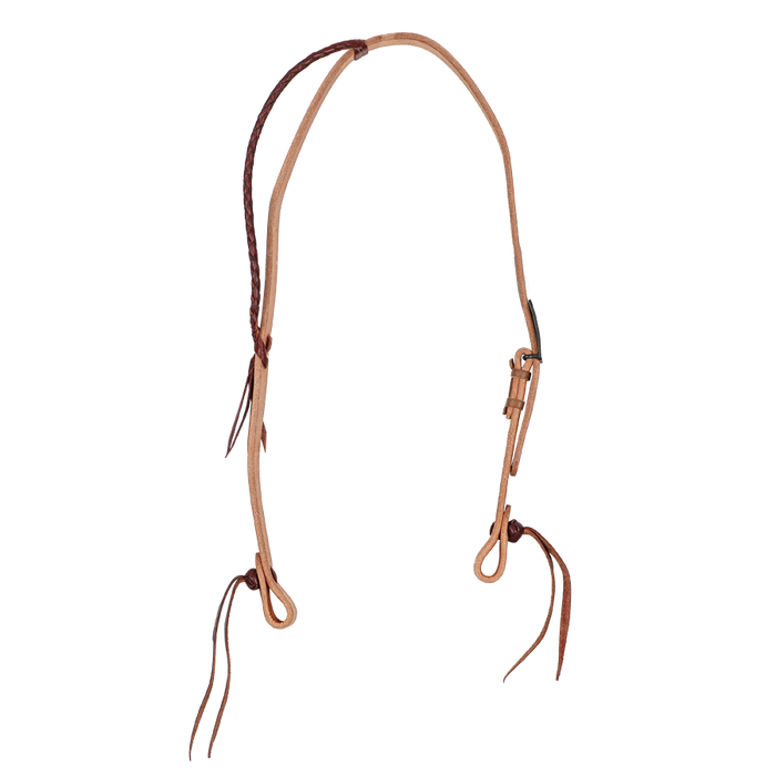 Wildfire Saddlery | 3/4" Headstall Braided Ear Harness with Cowboy Knots and Custom Buckles