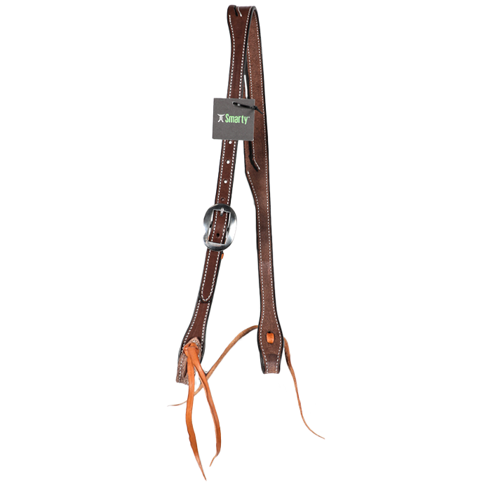 Wildfire Saddlery | 3/4" Headstall Split Ear Chocolate Harness