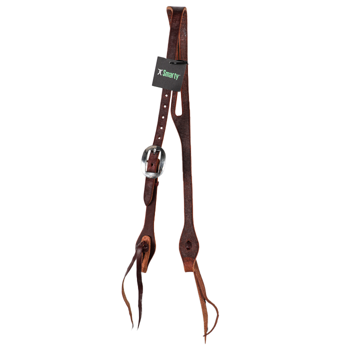 Wildfire Saddlery | 5/8" Headstall Oval Ear Chocolate Harness with Cowboy Knots