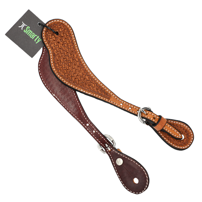Wildfire Saddlery | Spur Straps Cowboy Mens Golden Spider Stamp