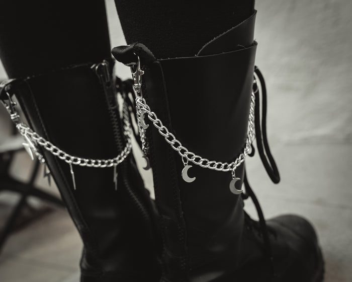 Winter Moon Boot Charm