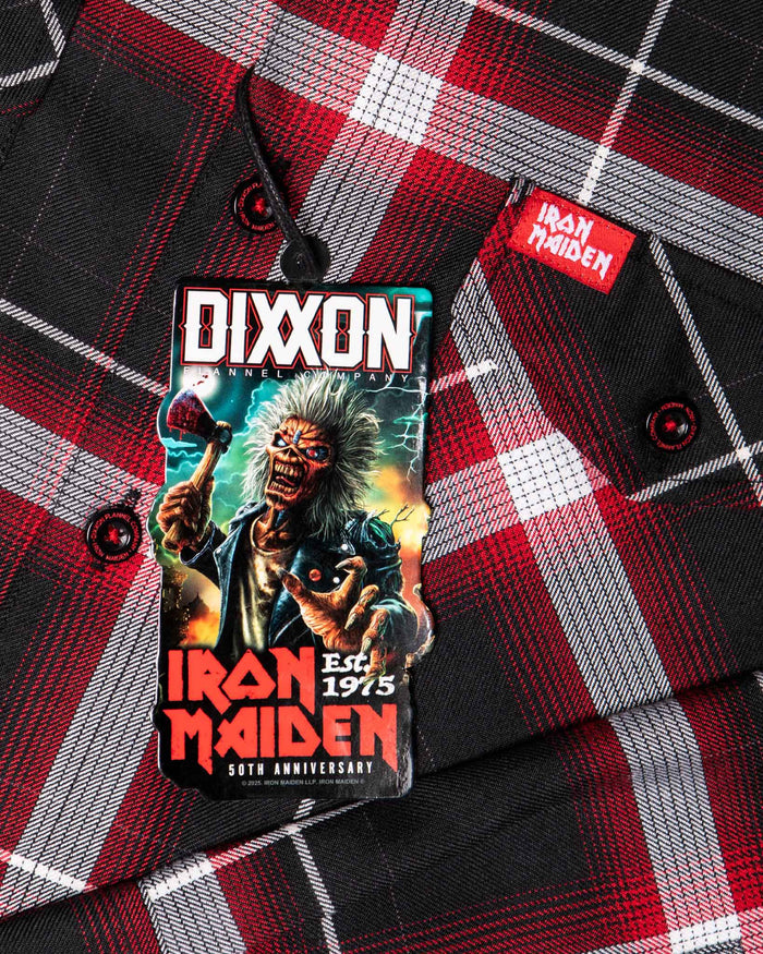 Women's Iron Maiden 50th Anniversary Flannel - Dixxon Flannel Co.
