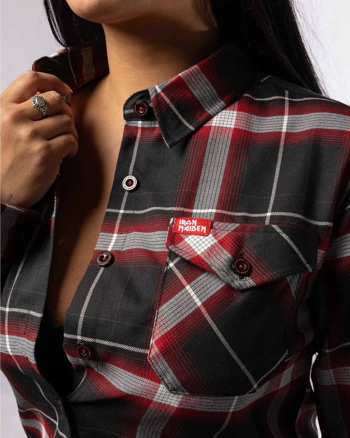 Women's Iron Maiden 50th Anniversary Flannel - Dixxon Flannel Co.