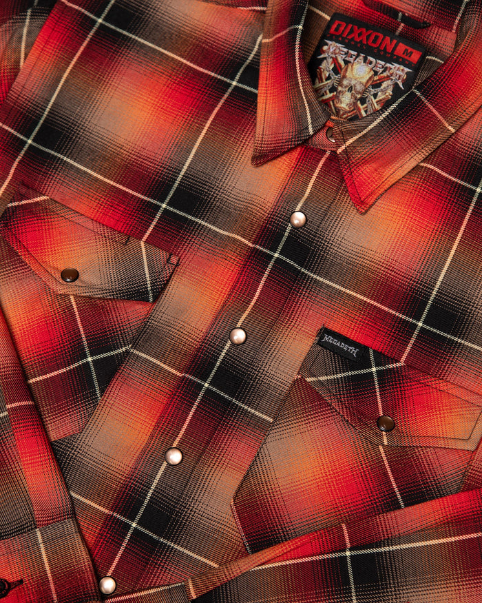 Women's Megadeth - Killing Is My Business Flannel - Dixxon Flannel Co.