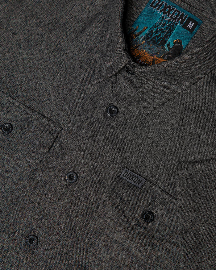 Women's Obsidian Short Sleeve Flannel - Dixxon Flannel Co.
