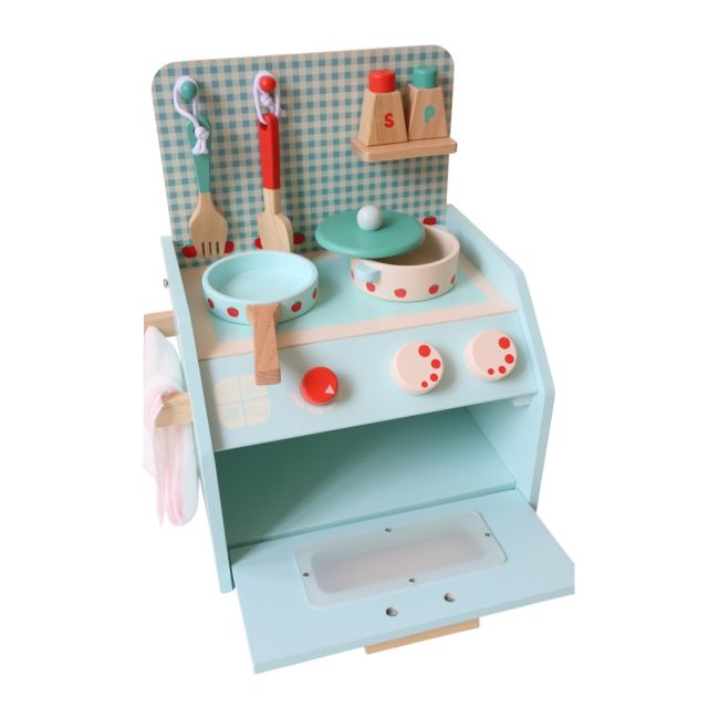 Wooden Kitchen Set - Opened
