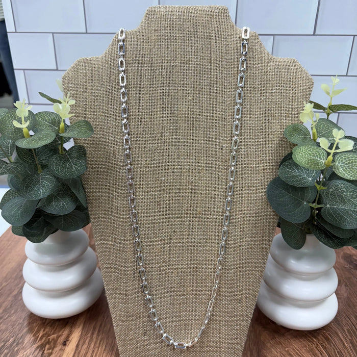 WR Silver Horizon Link Necklace What's Hot