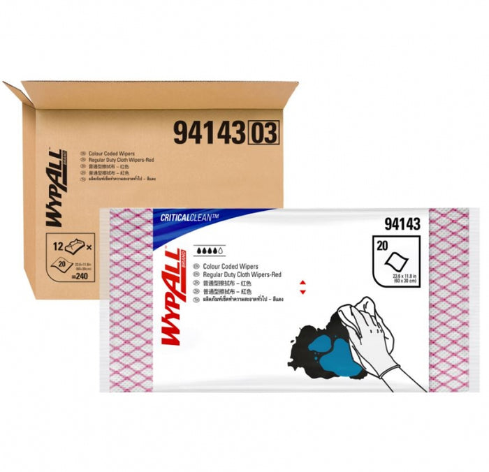 Wypall CriticalClean Regular Duty Cloth Wipers