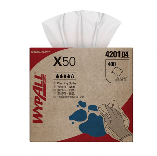 Wypall GeneralClean X50 Single Sheet Handy Reusable Wipers