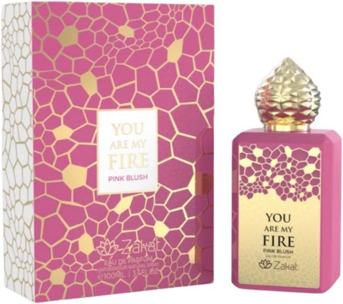 You Are My Fire Pink Blush By Zakat Eau De Parfum 100 ML (3.4 FL OZ) Women