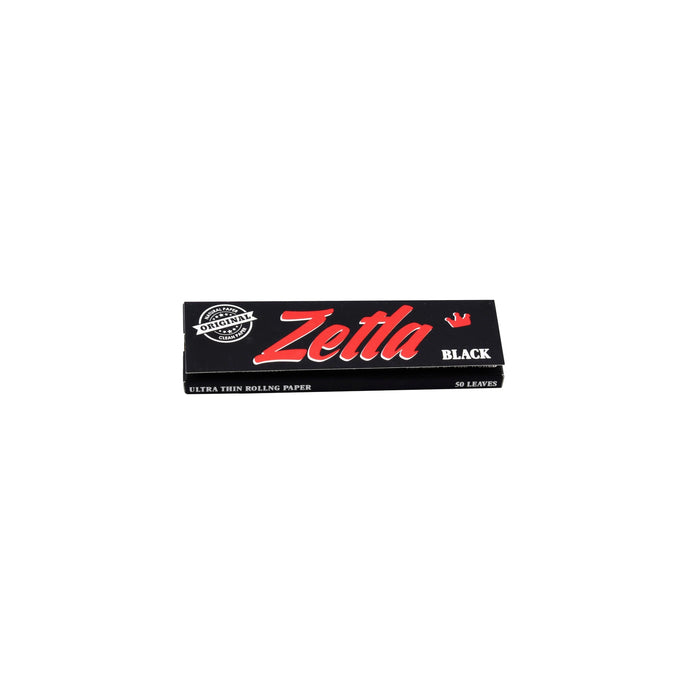 Zetla Rolling Paper Black Small (50 Packs) - Zetla