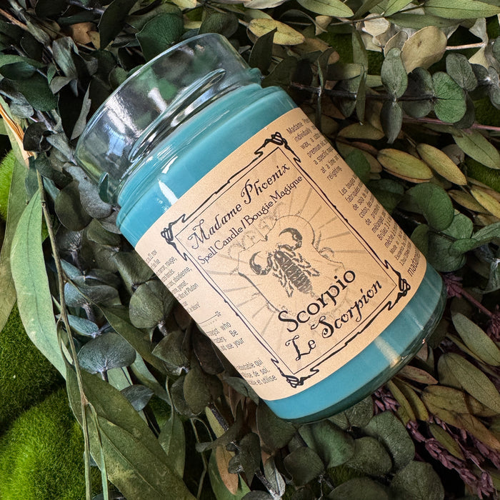 Zodiac Magic Scorpio Spell Candle